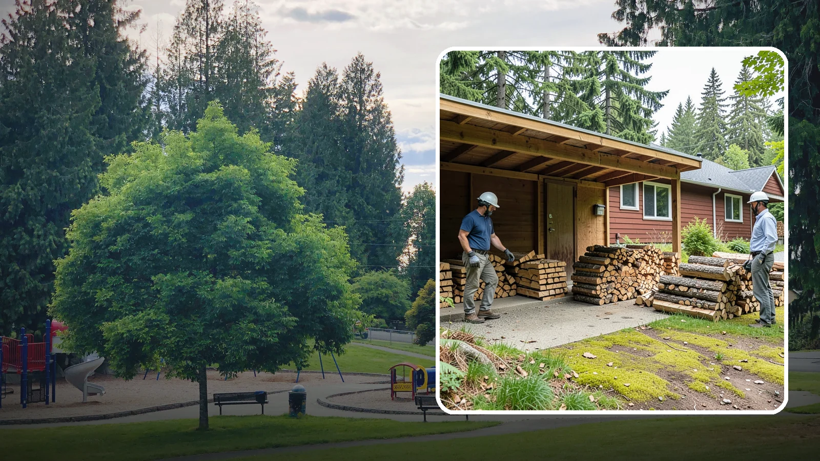 Firewood Quality Inspection in Bonney Lake, Pierce County, WA - Our firewood quality inspection evaluates your wood for dryness, sizing, and cleanliness so you get exactly what you paid for.