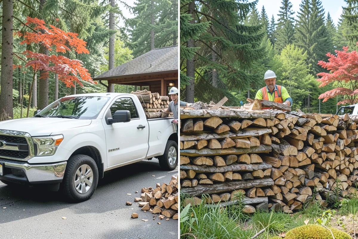 Firewood Quality Inspection in Bonney Lake, Pierce County, WA - Arrange an inspection at your location or our yard