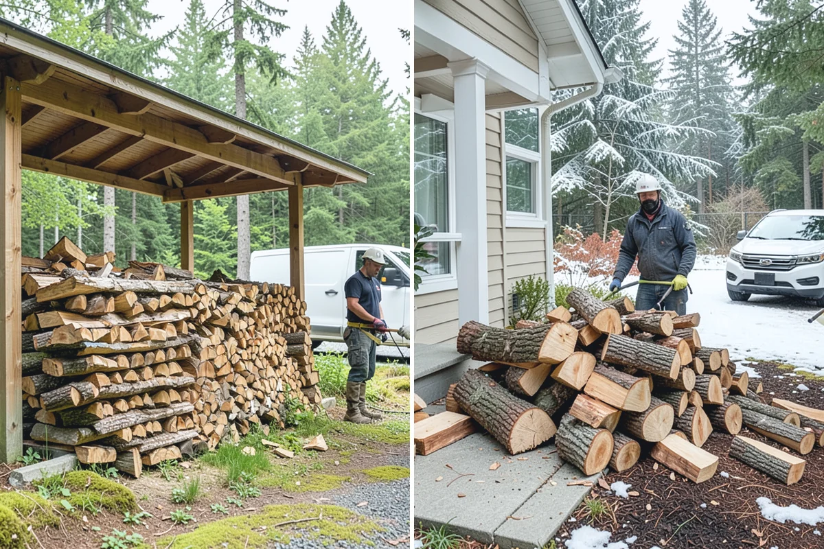 Firewood Quality Inspection in Buckley, Pierce County, WA - Arrange an inspection at your location or our yard