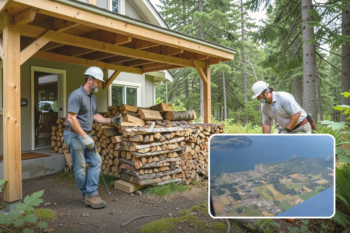 Firewood Quality Inspection in Coupeville, Island County, WA - A complete assessment beyond just moisture