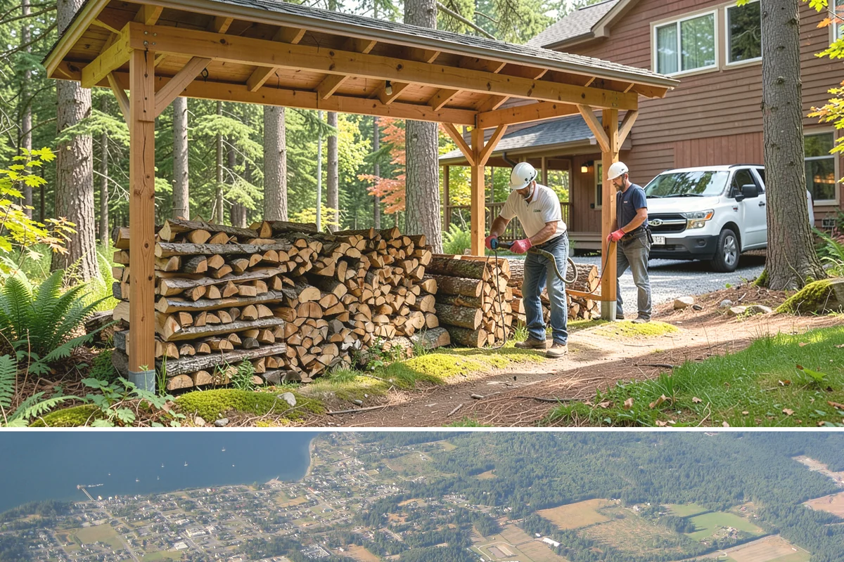 Firewood Quality Inspection in Coupeville, Island County, WA - Useful year-round, and especially before winter when you want to verify your heating supply.
