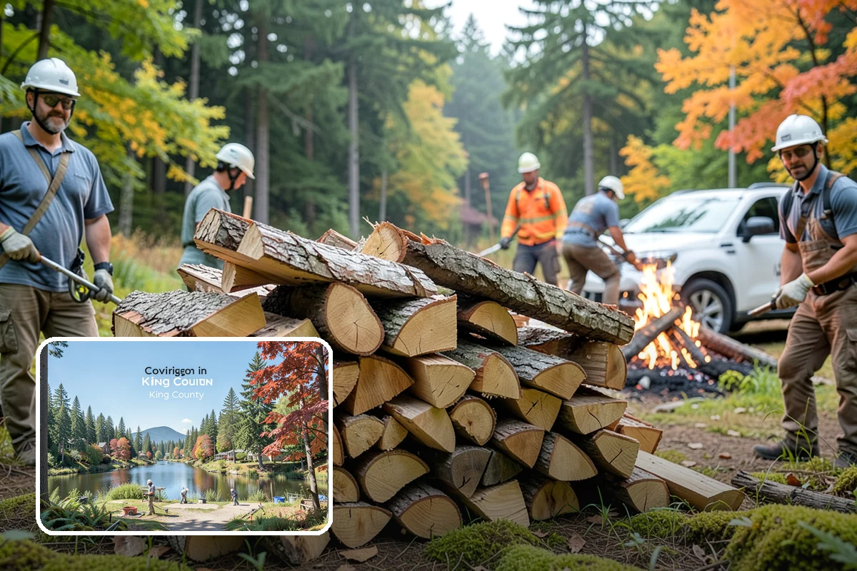 Firewood Quality Inspection in Covington, King County, WA - A complete assessment beyond just moisture
