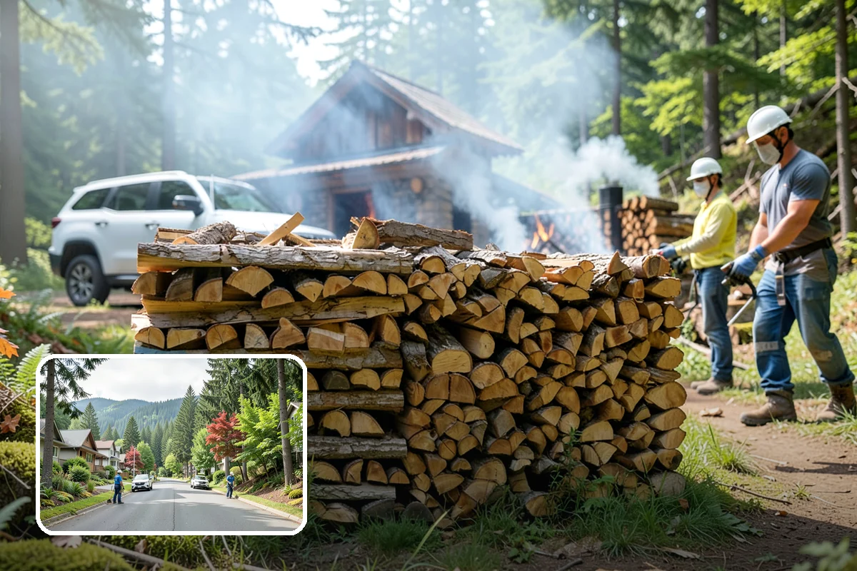 Firewood Quality Inspection in Darrington, Snohomish County, WA - A complete assessment beyond just moisture