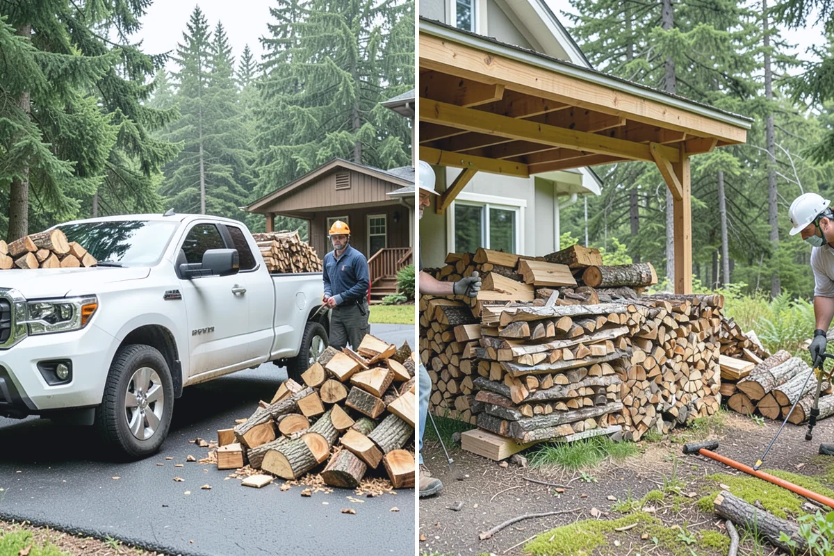 Firewood Quality Inspection in Darrington, Snohomish County, WA - Arrange an inspection at your location or our yard