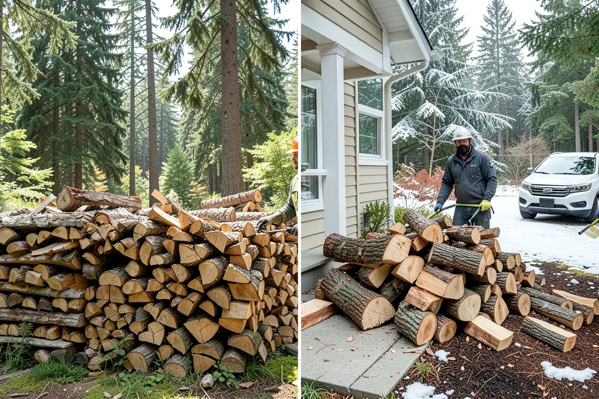 Firewood Quality Inspection in DuPont, Pierce County, WA - Arrange an inspection at your location or our yard