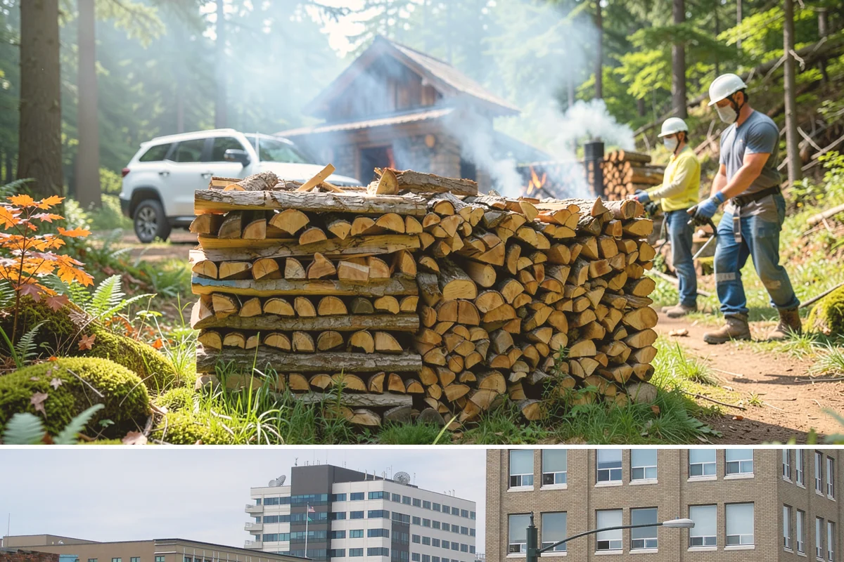 Firewood Quality Inspection in Everett, Snohomish County, WA - Useful year-round, and especially before winter when you want to verify your heating supply.