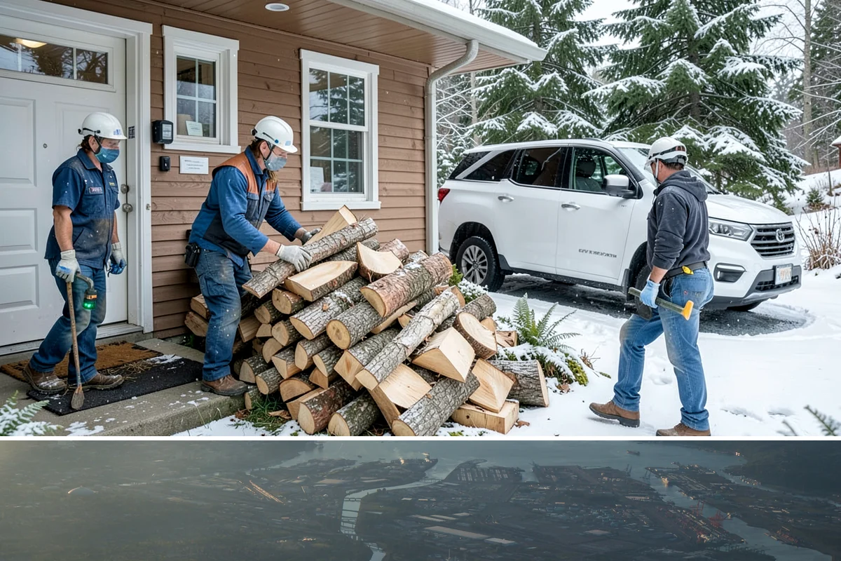 Firewood Quality Inspection in Fife, Pierce County, WA - Useful year-round, and especially before winter when you want to verify your heating supply.