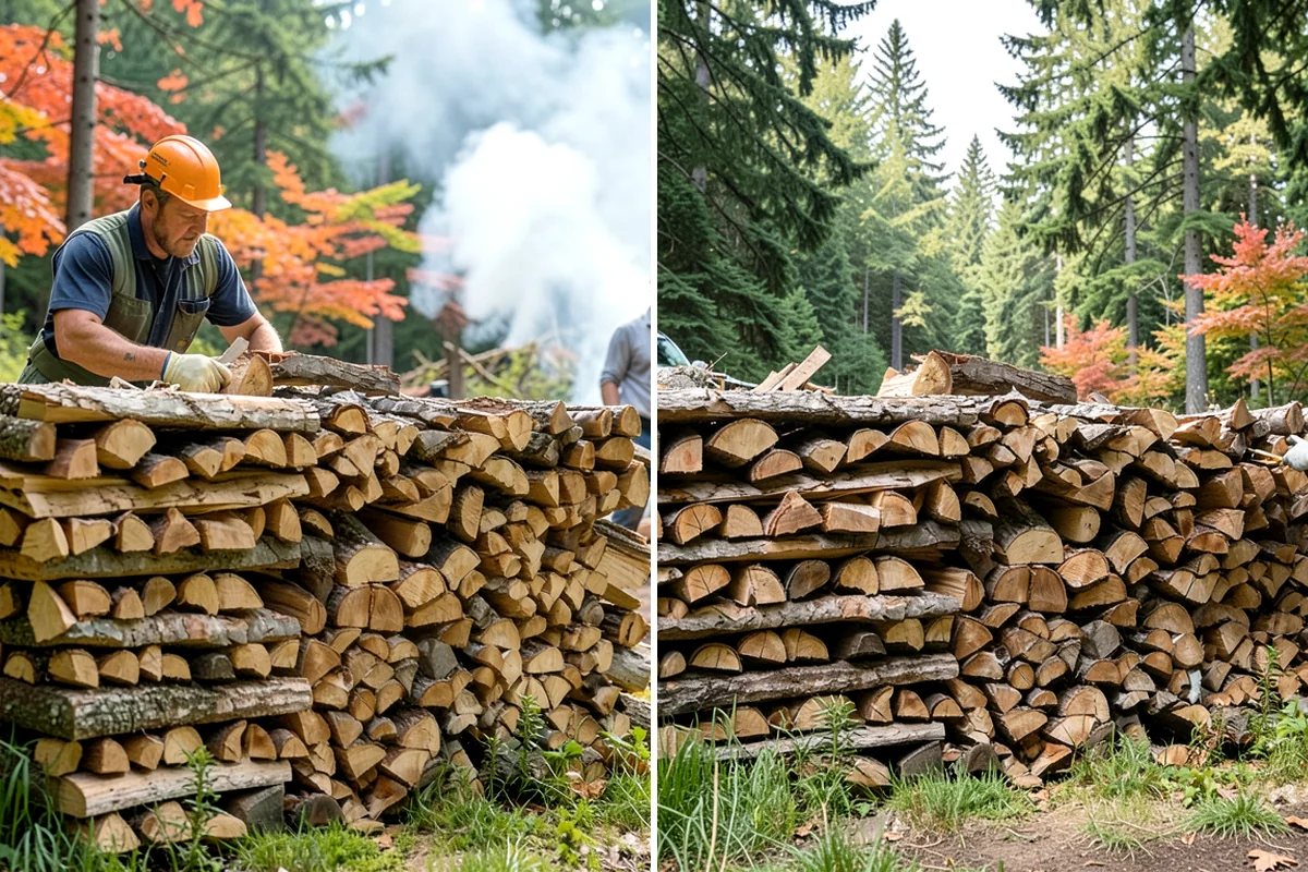 Firewood Quality Inspection in Gig Harbor, Pierce County, WA - Arrange an inspection at your location or our yard