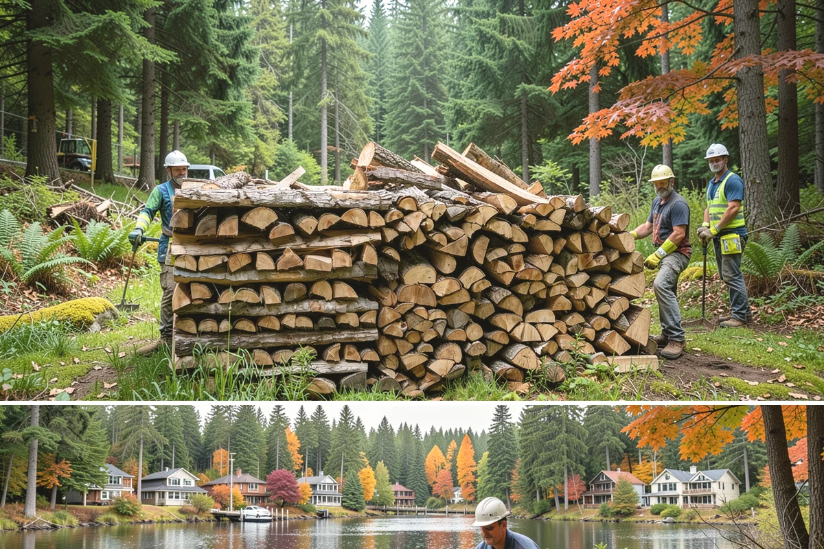 Firewood Quality Inspection in La Conner, Skagit County, WA - Useful year-round, and especially before winter when you want to verify your heating supply.