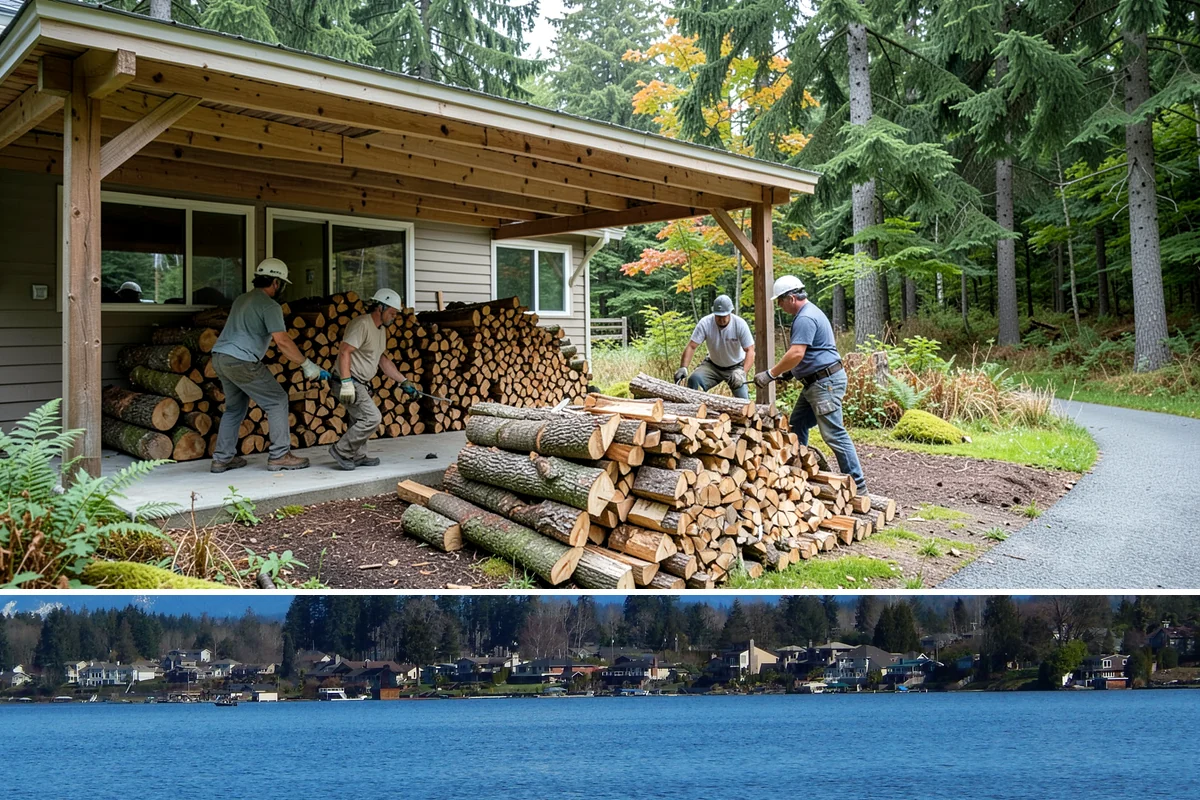 Firewood Quality Inspection in Lake Stevens, Snohomish County, WA - Useful year-round, and especially before winter when you want to verify your heating supply.