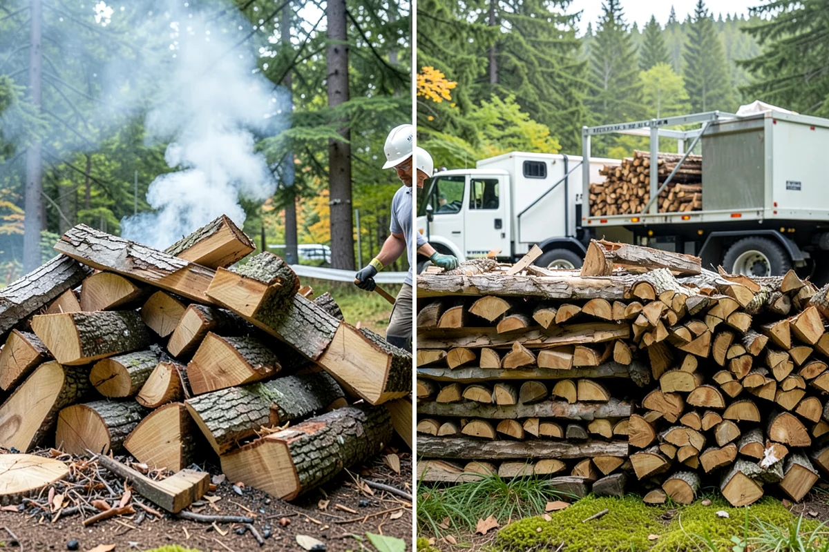 Firewood Quality Inspection in Lakewood, Pierce County, WA - Arrange an inspection at your location or our yard