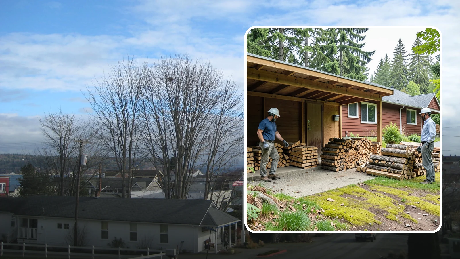 Firewood Quality Inspection in Langley, Island County, WA - Our firewood quality inspection evaluates your wood for dryness, sizing, and cleanliness so you get exactly what you paid for.