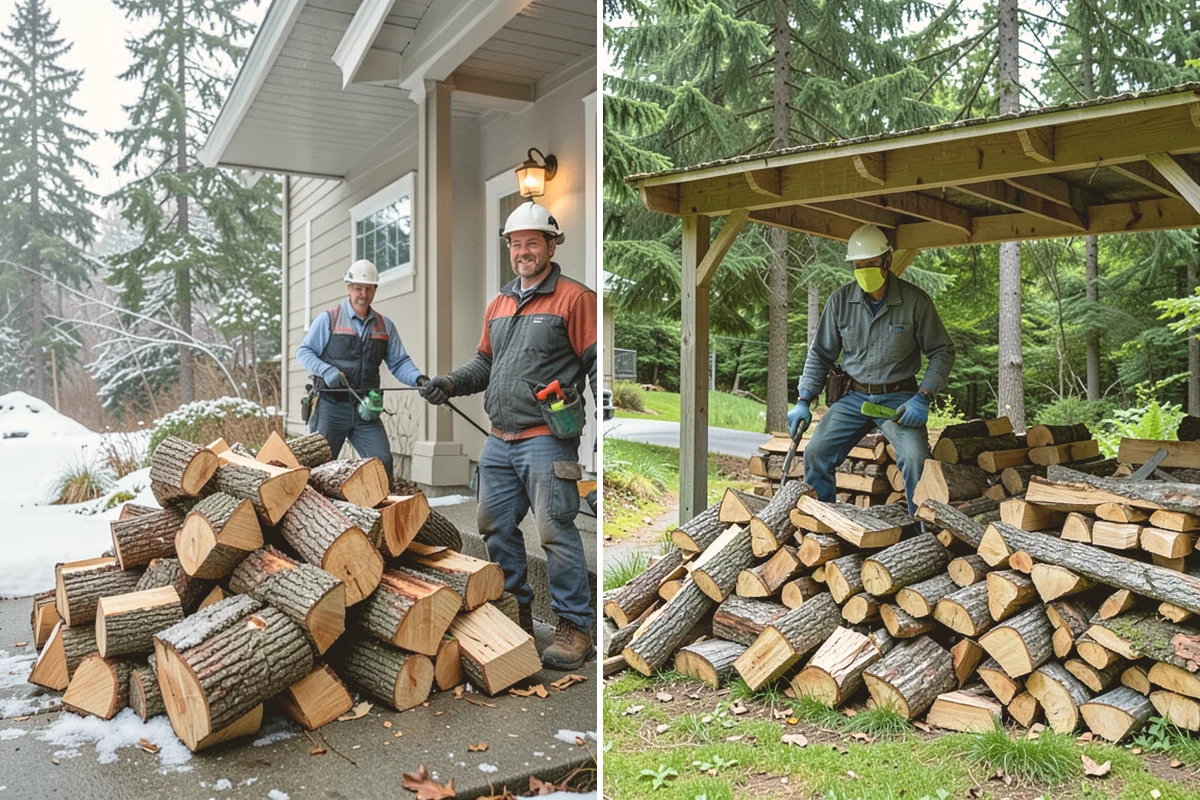 Firewood Quality Inspection in Langley, Island County, WA - Arrange an inspection at your location or our yard