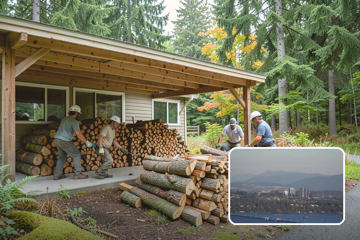 Firewood Quality Inspection in Medina, King County, WA - A complete assessment beyond just moisture