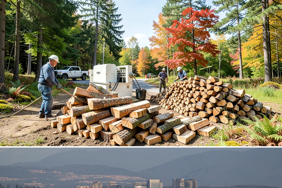 Firewood Quality Inspection in Medina, King County, WA - Useful year-round, and especially before winter when you want to verify your heating supply.