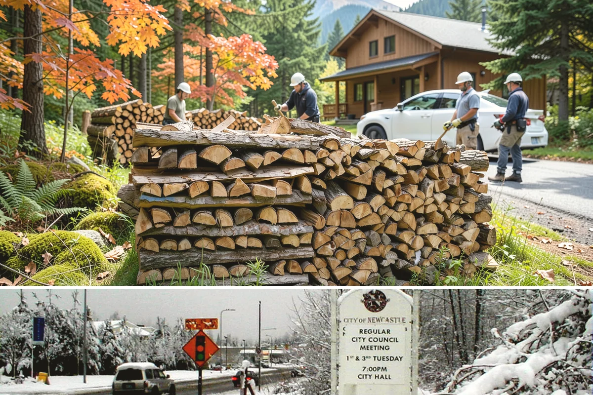 Firewood Quality Inspection in Newcastle, King County, WA - Useful year-round, and especially before winter when you want to verify your heating supply.
