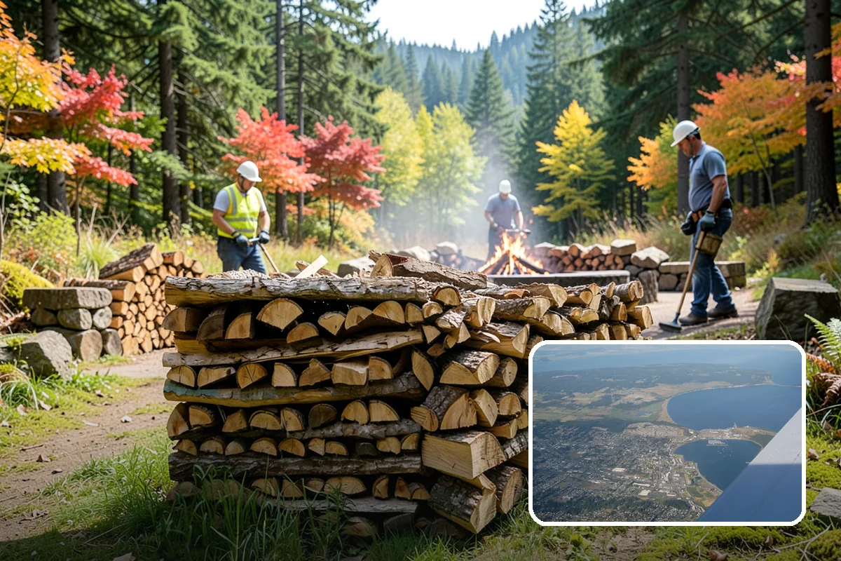 Firewood Quality Inspection in Oak Harbor, Island County, WA - A complete assessment beyond just moisture