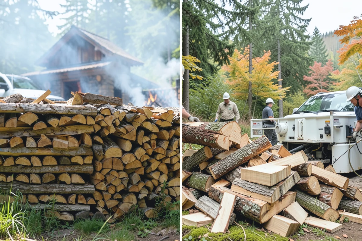 Firewood Quality Inspection in Roy, Pierce County, WA - Arrange an inspection at your location or our yard