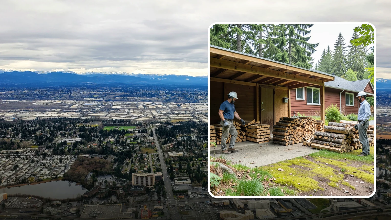Firewood Quality Inspection in SeaTac, King County, WA - Our firewood quality inspection evaluates your wood for dryness, sizing, and cleanliness so you get exactly what you paid for.