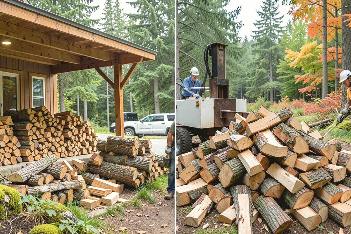 Firewood Quality Inspection in Steilacoom, Pierce County, WA - Arrange an inspection at your location or our yard