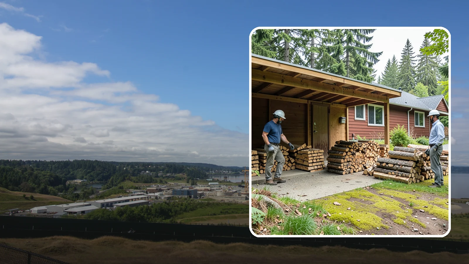 Firewood Quality Inspection in University Place, Pierce County, WA - Our firewood quality inspection evaluates your wood for dryness, sizing, and cleanliness so you get exactly what you paid for.