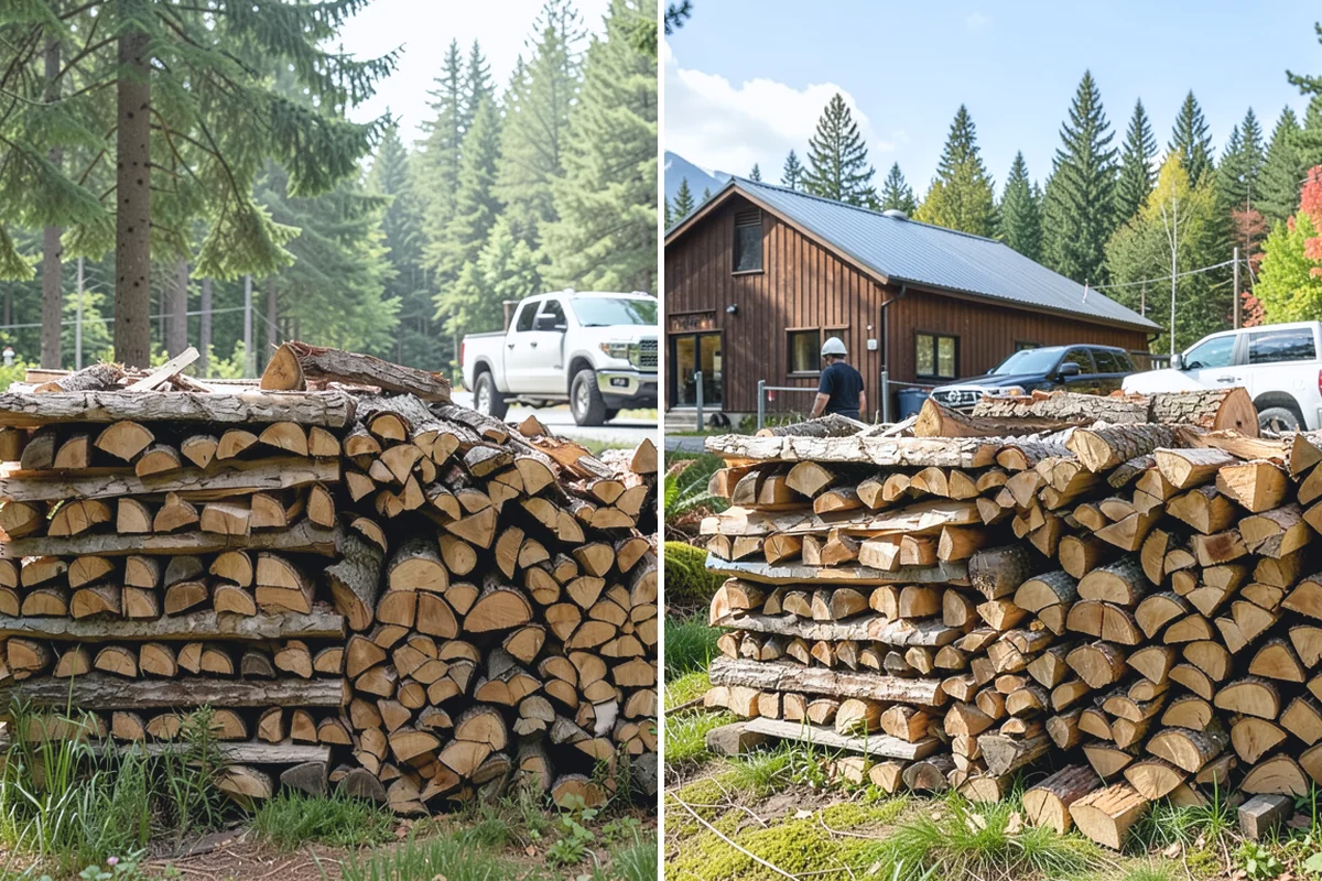 Firewood Quality Inspection in Wilkeson, Pierce County, WA - Arrange an inspection at your location or our yard