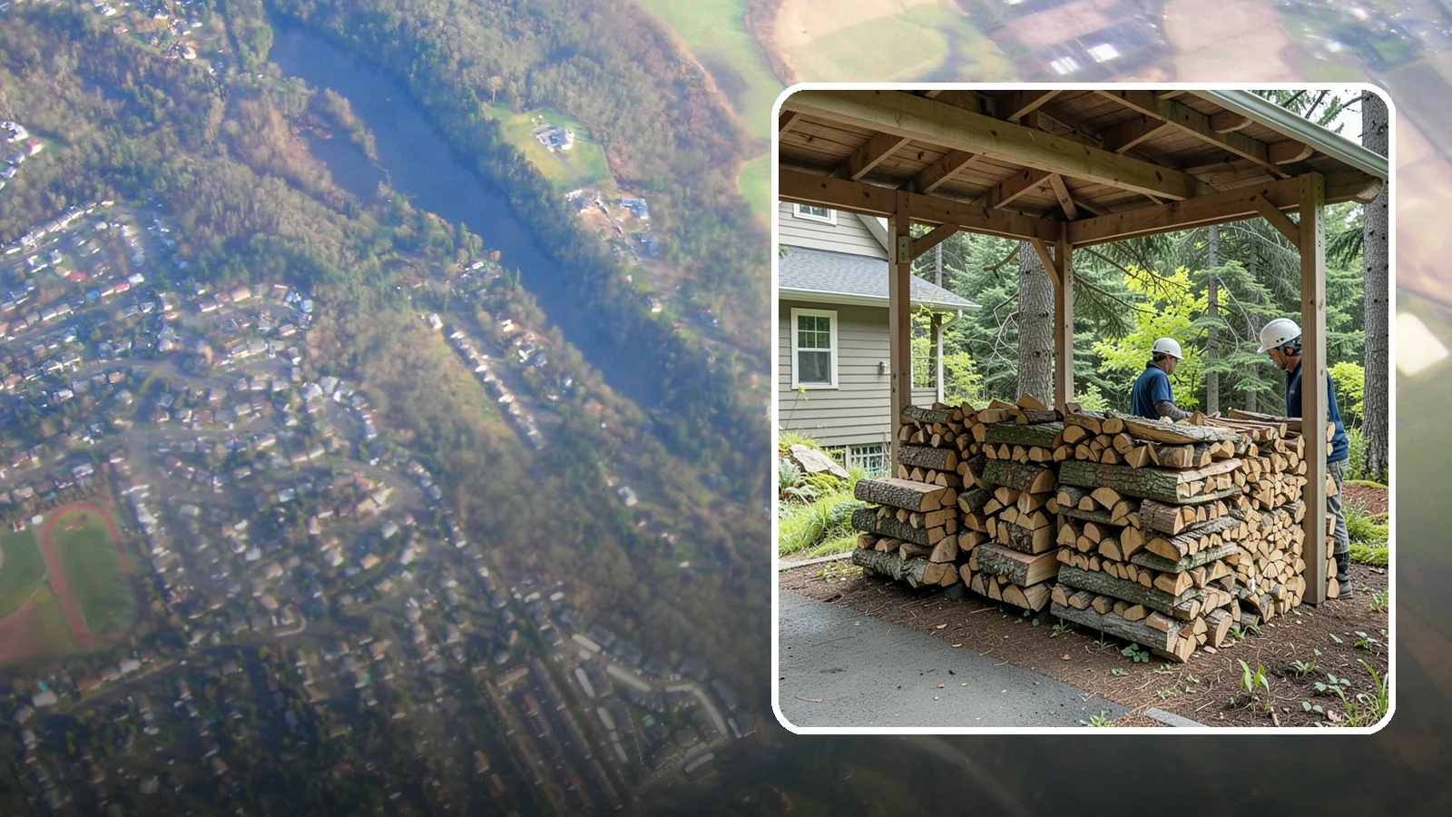 Firewood Racks in Algona, King County, WA - We supply and set up sturdy firewood racks that keep your wood off the ground and drying properly through wet Pacific Northwest...