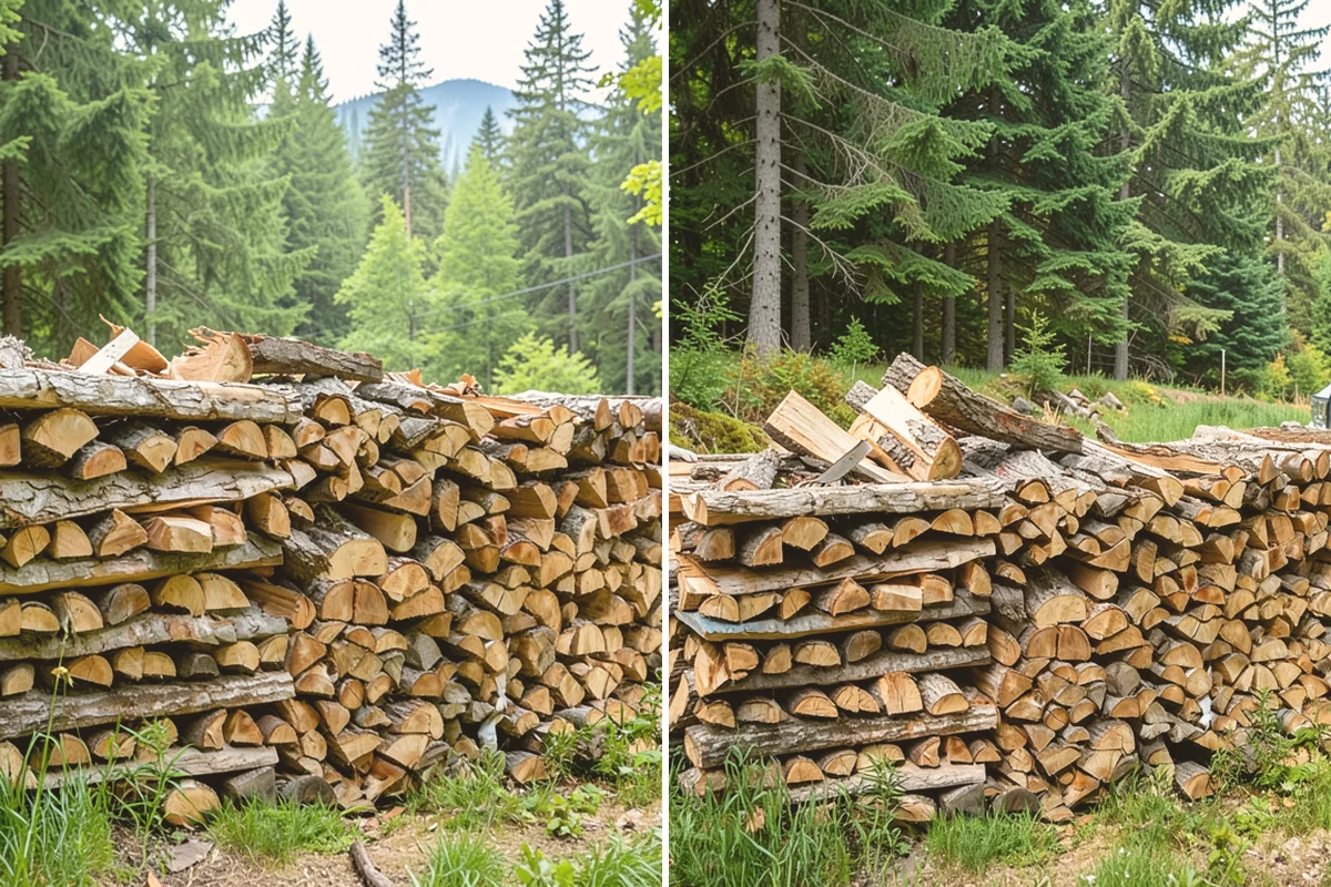 Firewood Racks in Algona, King County, WA - Review your burn volume and available yard space