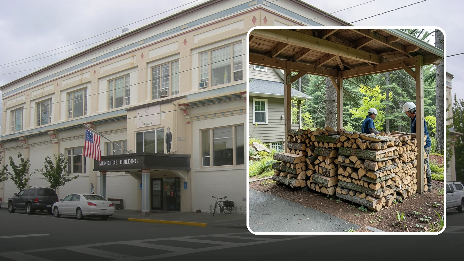 Firewood Racks in Anacortes, Skagit County, WA - We supply and set up sturdy firewood racks that keep your wood off the ground and drying properly through wet Pacific Northwest...