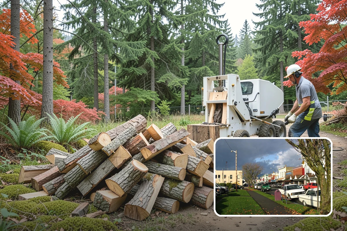 Firewood Racks in Arlington, Snohomish County, WA - Keeps wood off wet ground so the bottom layer stays dry