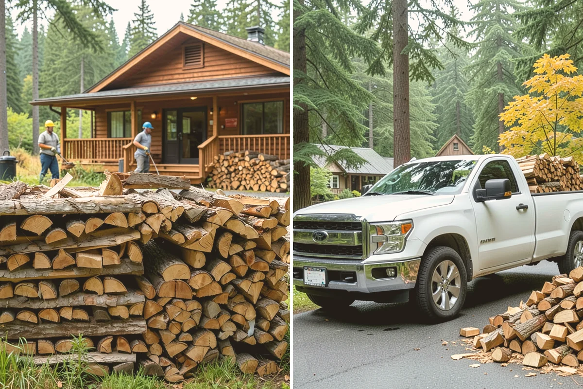 Firewood Racks in Brier, Snohomish County, WA - Review your burn volume and available yard space
