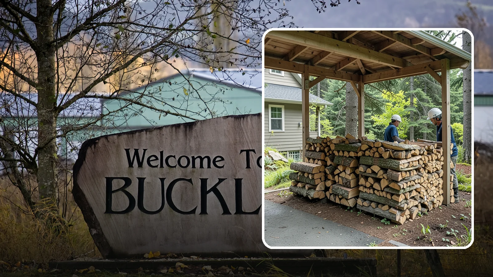 Firewood Racks in Buckley, Pierce County, WA - We supply and set up sturdy firewood racks that keep your wood off the ground and drying properly through wet Pacific Northwest...