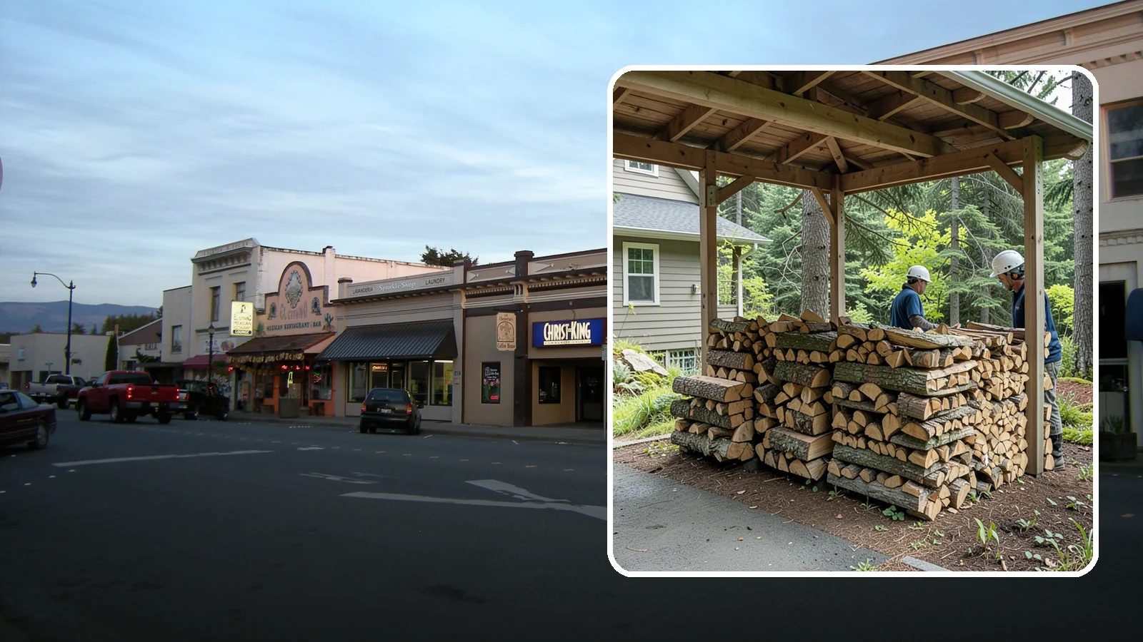 Firewood Racks in Burlington, Skagit County, WA - We supply and set up sturdy firewood racks that keep your wood off the ground and drying properly through wet Pacific Northwest...