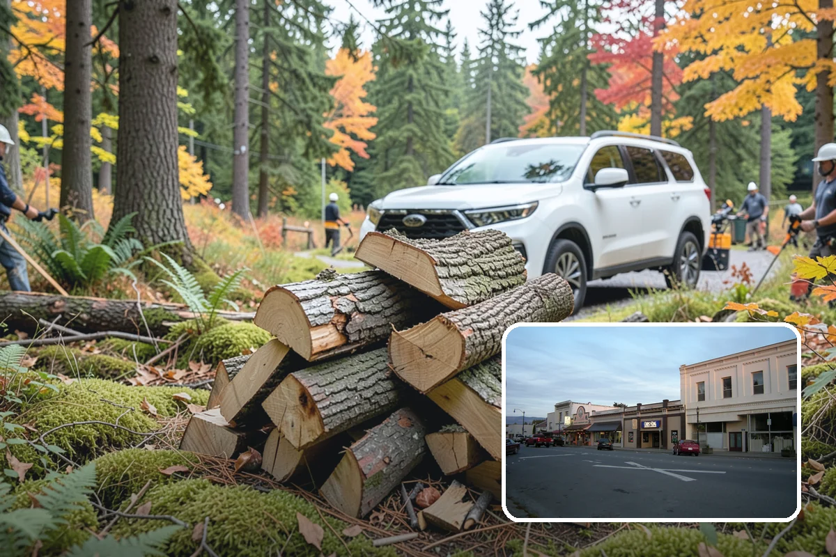 Firewood Racks in Burlington, Skagit County, WA - Keeps wood off wet ground so the bottom layer stays dry