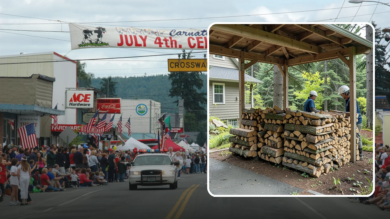 Firewood Racks in Carnation, King County, WA - We supply and set up sturdy firewood racks that keep your wood off the ground and drying properly through wet Pacific Northwest...
