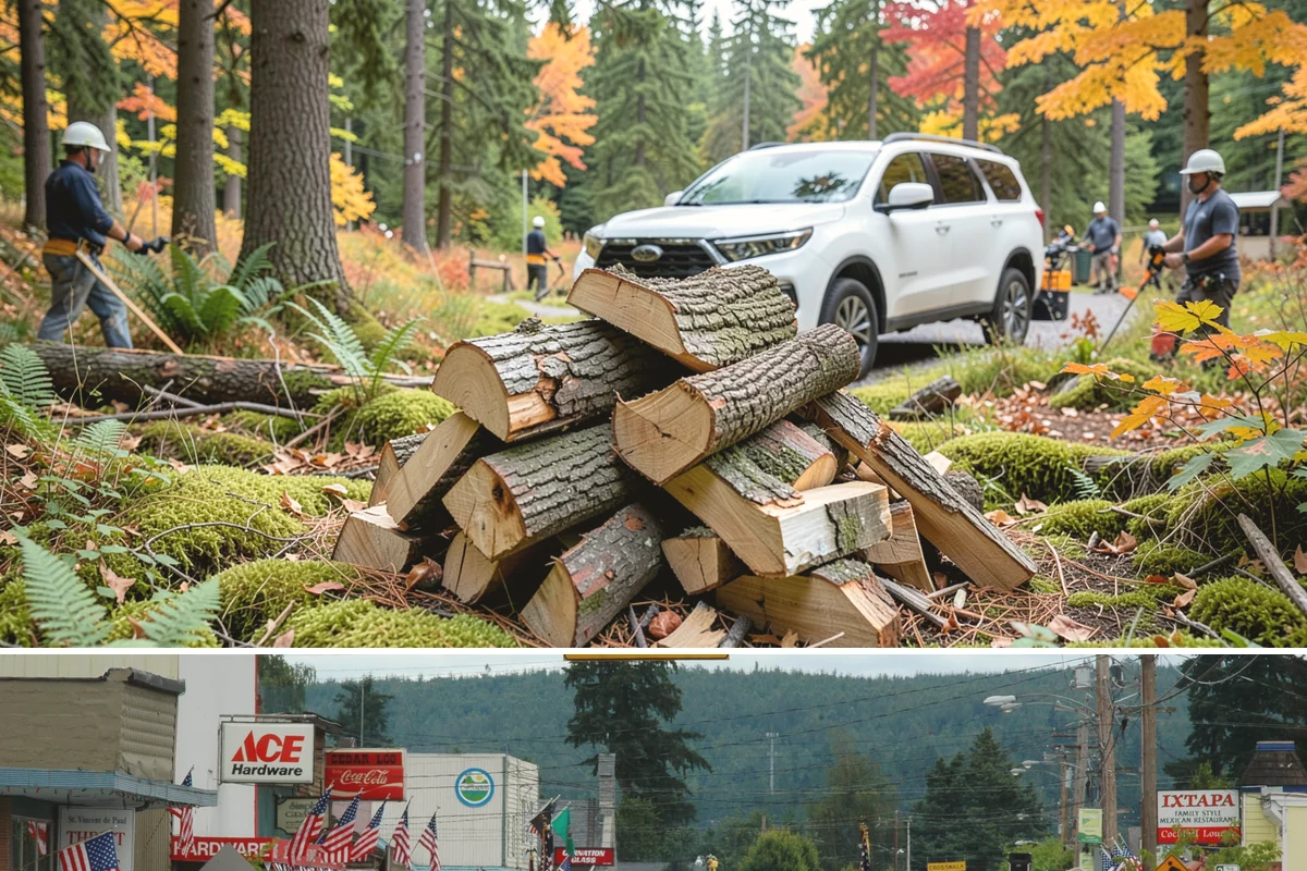 Firewood Racks in Carnation, King County, WA - Set up a rack in late summer or early fall so wood has a dry base before the rainy season arrives.