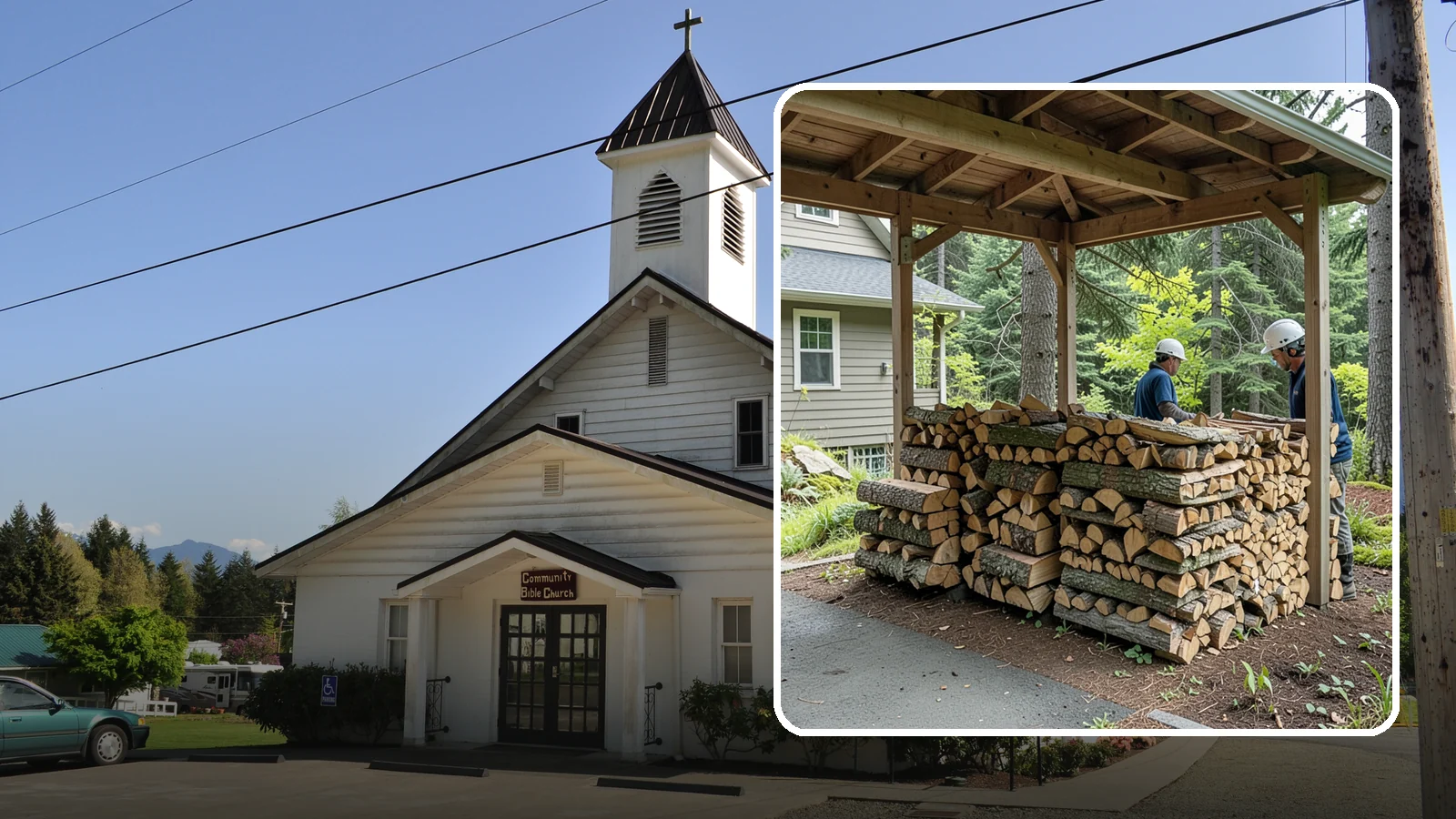 Firewood Racks in Concrete, Skagit County, WA - We supply and set up sturdy firewood racks that keep your wood off the ground and drying properly through wet Pacific Northwest...