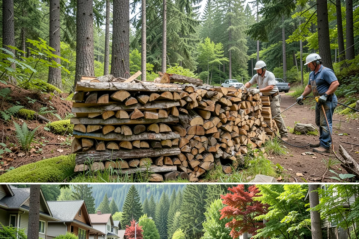Firewood Racks in Darrington, WA - Set up a rack in late summer or early fall so wood has a dry base before the rainy season arrives.