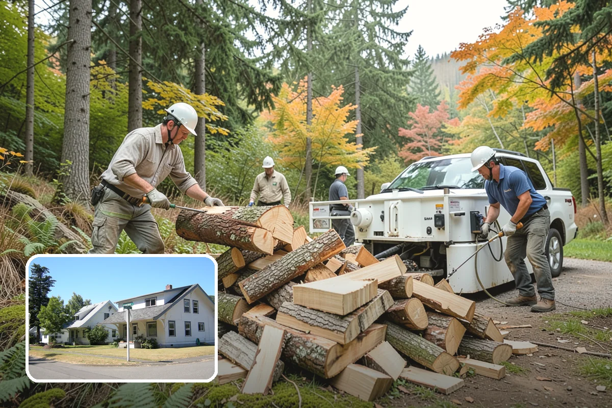 Firewood Racks in DuPont, Pierce County, WA - Keeps wood off wet ground so the bottom layer stays dry