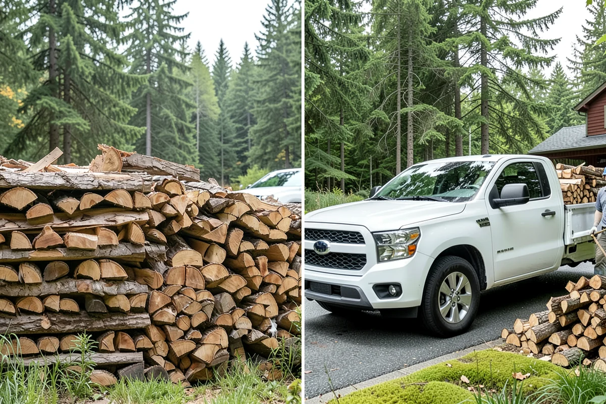Firewood Racks in DuPont, Pierce County, WA - Review your burn volume and available yard space