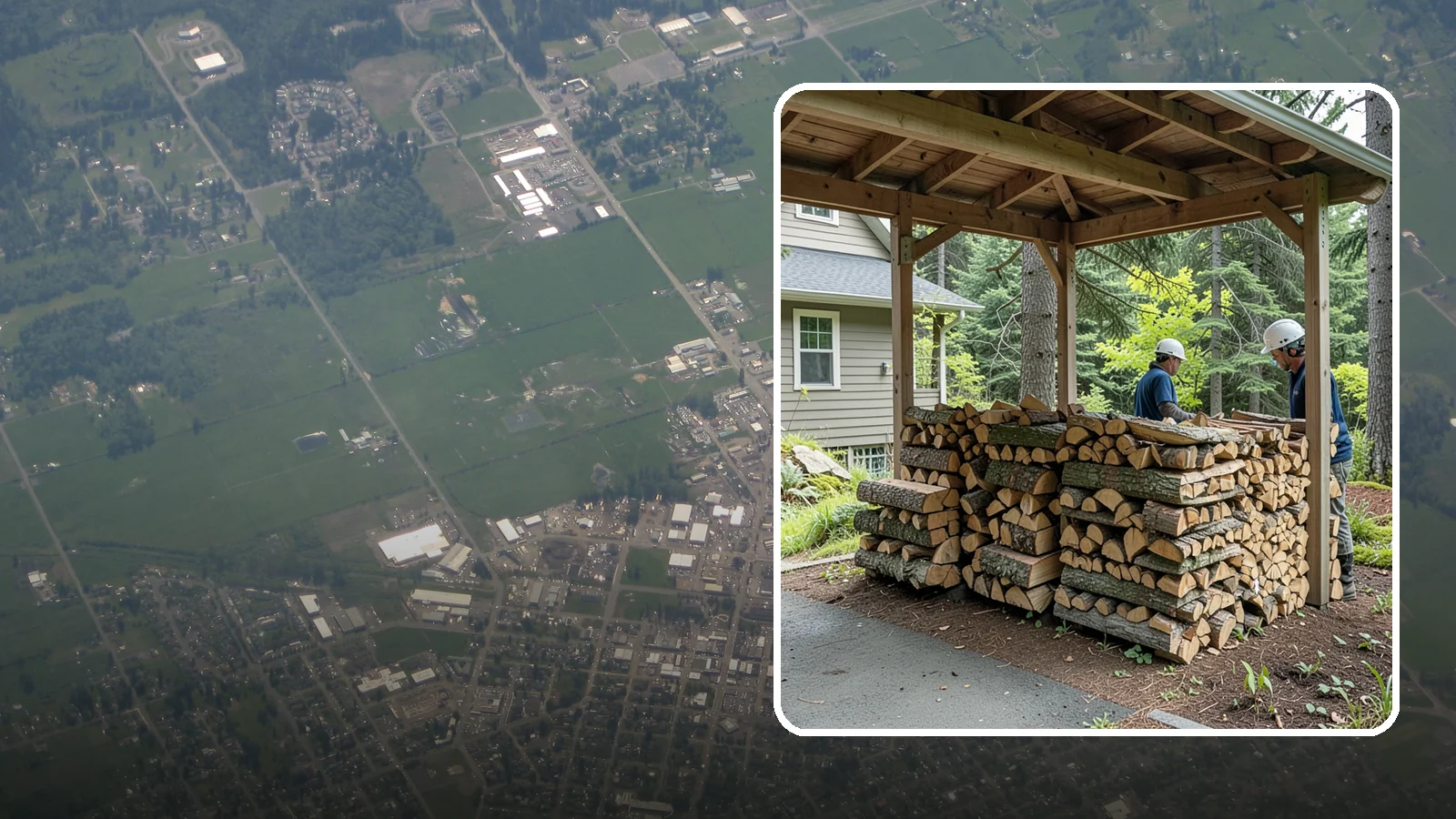 Firewood Racks in Enumclaw, King County, WA - We supply and set up sturdy firewood racks that keep your wood off the ground and drying properly through wet Pacific Northwest...