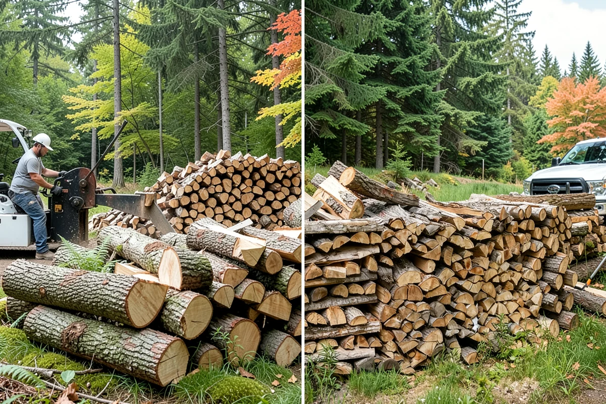 Firewood Racks in Enumclaw, King County, WA - Review your burn volume and available yard space