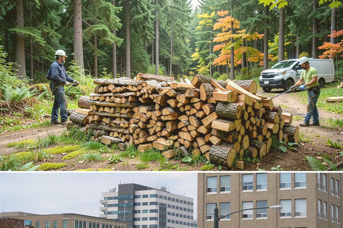 Firewood Racks in Everett, Snohomish County, WA - Set up a rack in late summer or early fall so wood has a dry base before the rainy season arrives.