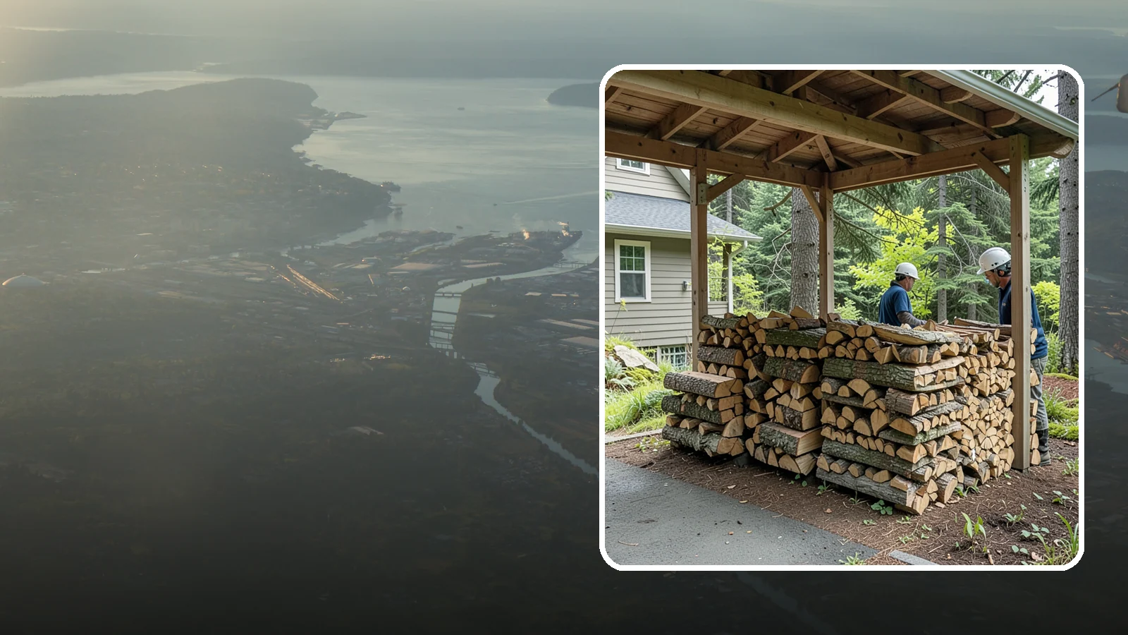 Firewood Racks in Fife, Pierce County, WA - We supply and set up sturdy firewood racks that keep your wood off the ground and drying properly through wet Pacific Northwest...