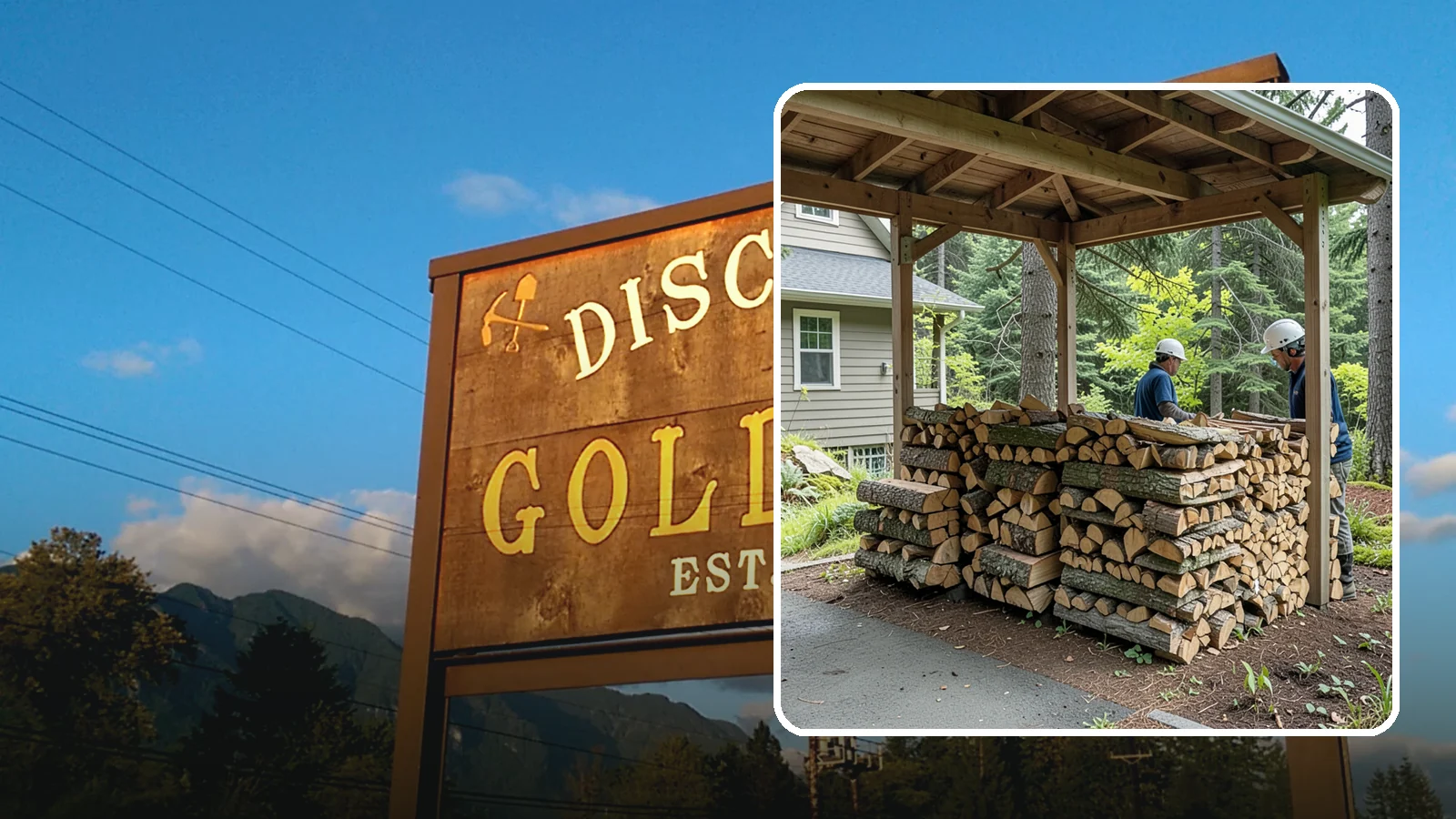 Firewood Racks in Gold Bar, Snohomish County, WA - We supply and set up sturdy firewood racks that keep your wood off the ground and drying properly through wet Pacific Northwest...