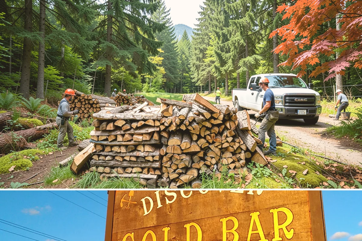 Firewood Racks in Gold Bar, Snohomish County, WA - Set up a rack in late summer or early fall so wood has a dry base before the rainy season arrives.