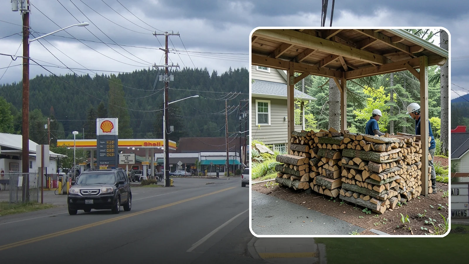 Firewood Racks in Granite Falls, Snohomish County, WA - We supply and set up sturdy firewood racks that keep your wood off the ground and drying properly through wet Pacific Northwest...