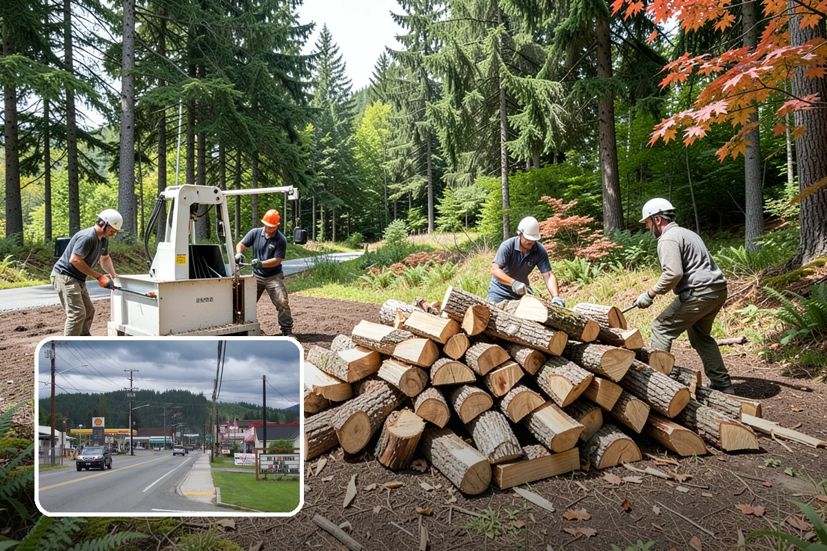 Firewood Racks in Granite Falls, Snohomish County, WA - Keeps wood off wet ground so the bottom layer stays dry