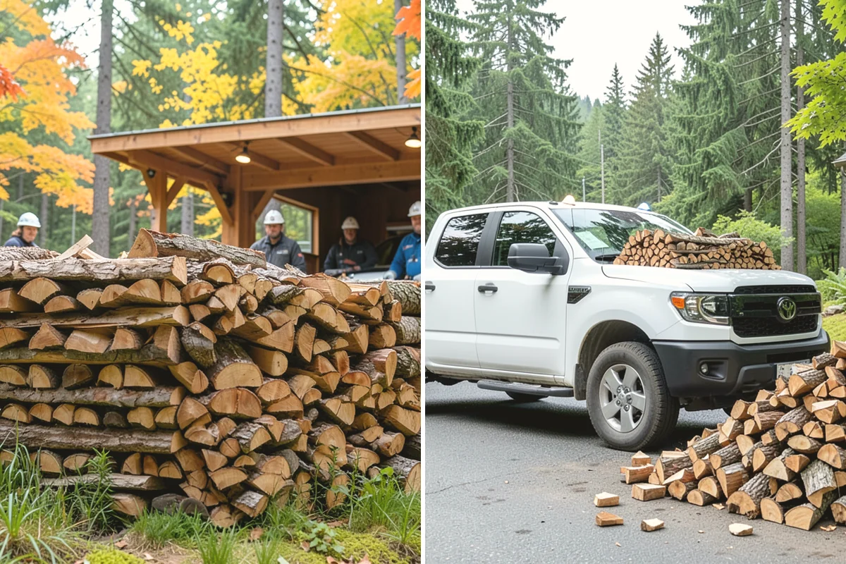Firewood Racks in Lake Stevens, Snohomish County, WA - Review your burn volume and available yard space
