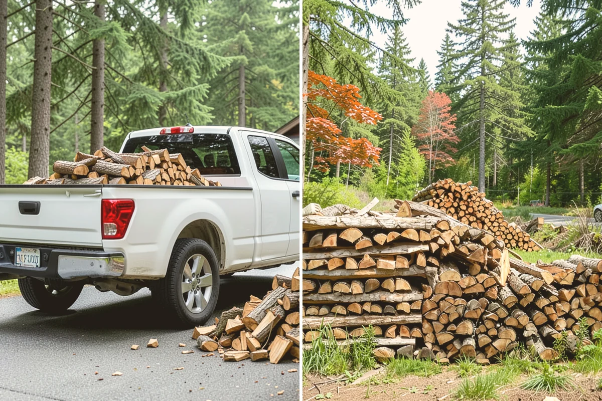 Firewood Racks in Langley, Island County, WA - Review your burn volume and available yard space